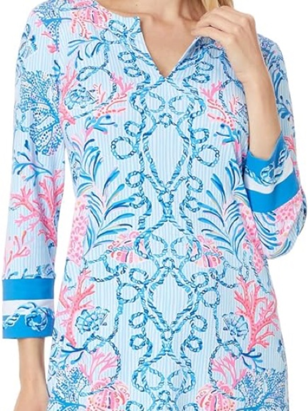 NWT Lilly Pulitzer UPF 50+ Nadine Dress Multi Naut Today Engineered